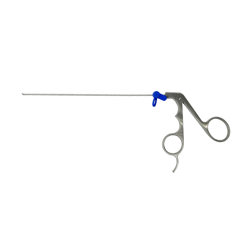 UBE surgical tools ultra-fine anti-adhesion nucleus pulposus forceps for cervical spine, upward curved type